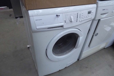Lot 3163 - John Lewis washing machine