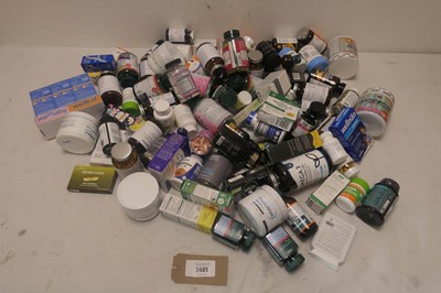 Lot 2401 - A Large selection of vitamins/supplements