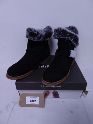 Lot 3802 - Boxed pair of ladies Hush Puppies Hannah boots,...
