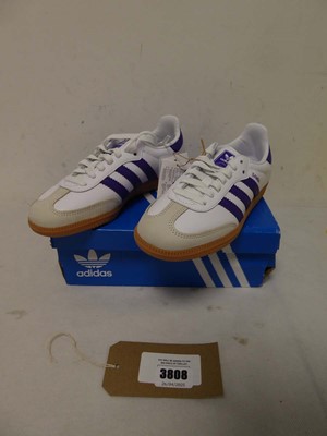 Lot 3808 - Boxed pair of ladies Adidas Samba,...
