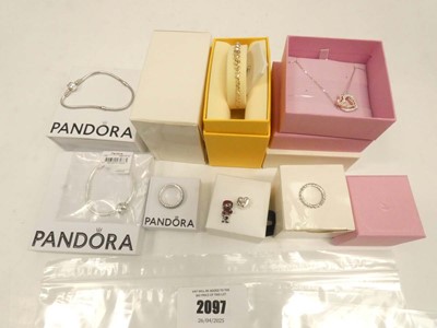 Lot 2097 - Selection of Pandora and Swarovski jewellery