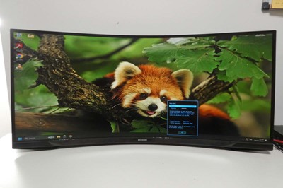 Lot 1348 - Samsung Odyssey G5 34" curved screen monitor,...