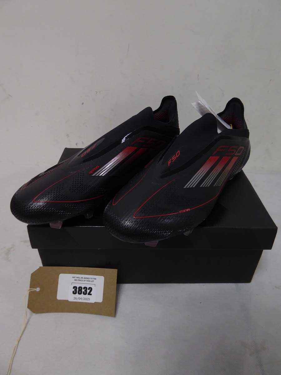 Lot 3832 - Boxed pair of Adidas F50 Elite football boots,...