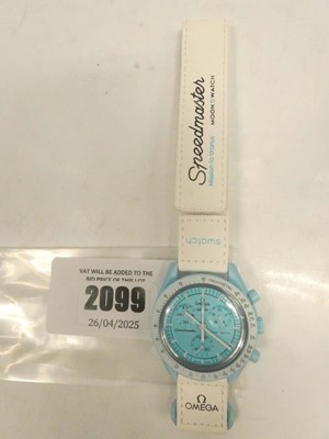 Lot 2099 - Omega x Swatch MoonSwatch 'Mission to Uranus'...