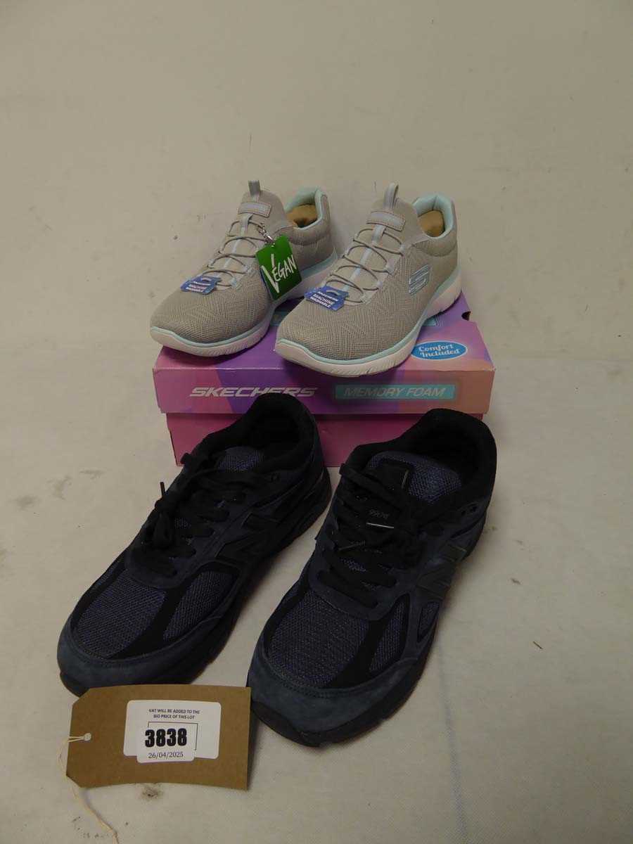 Lot 3838 - Boxed pair of ladies Skechers Summits,...