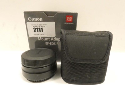 Lot 2111 - Canon Mount Adapter EF-EOS R