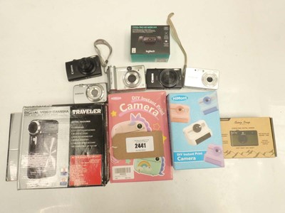 Lot 2441 - Selection of various digital cameras