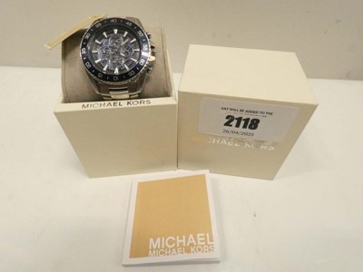 Lot 2118 - Michael Kors MK-9024 wristwatch with box