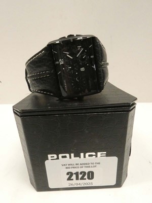 Lot 2120 - Police 11397J wristwatch with box