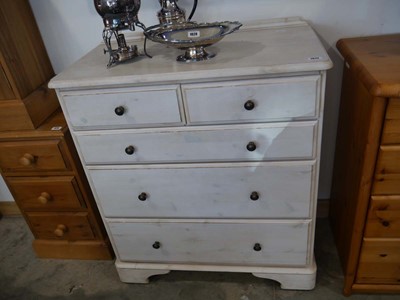 Lot 1013 - Modern white chest of 2 over 3 drawers by Ducal