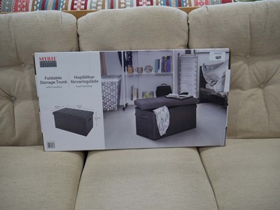Lot 1036 - Seville Classics foldable storage trunk, boxed