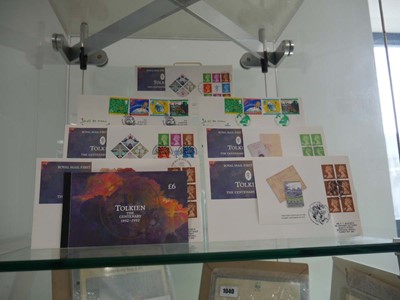 Lot 1040 - 2 shelves containing a variety of First Day...