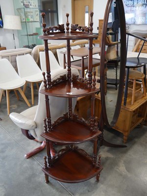 Lot 1042 - 4 tier corner plant stand