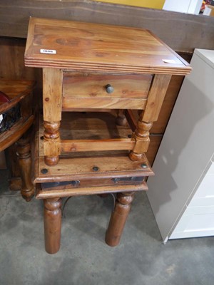 Lot 1046 - Mexican pine occasional table and similar...