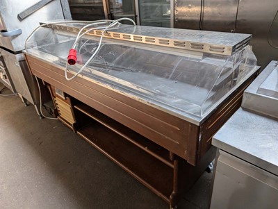 Lot 871 - 210cm Tecfrigo Isola heated mobile display buffet
