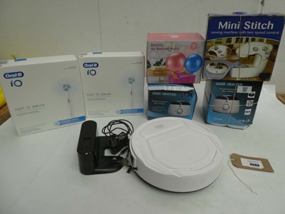 Lot 3680 - Wax heaters, robot vacuum cleaner, Oral-B Test...