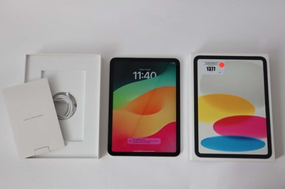 Lot 1377 - Apple iPad (10th Generation) Wi-Fi, 64GB,...