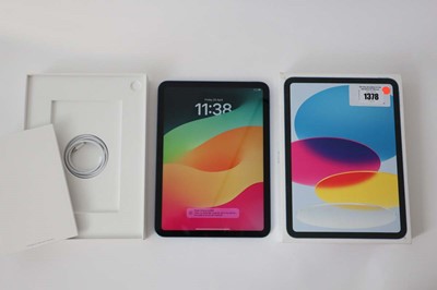 Lot 1378 - Apple iPad (10th Generation) Wi-Fi, 64GB, Blue,...