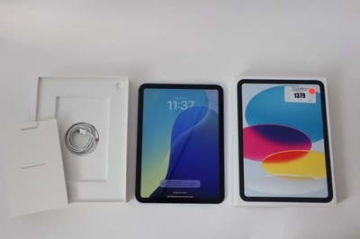 Lot 1379 - Apple iPad (10th Generation) Wi-Fi, 64GB, Blue,...