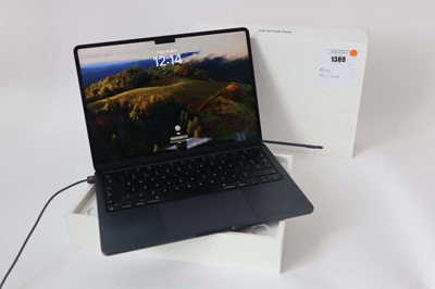 Lot 1389 - Apple MacBook Air 13.6-inch with Apple M2 chip,...