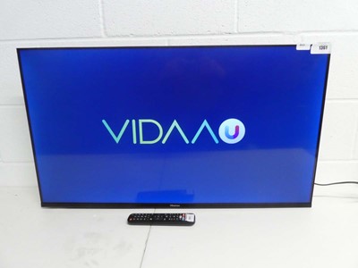 Lot 1361 - Hisense 56" LED backlit TV with remote, no...