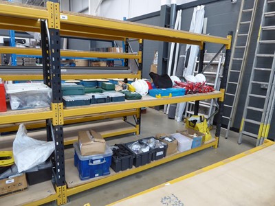 Lot 4374 - 2 running bays of heavy duty storage racking...