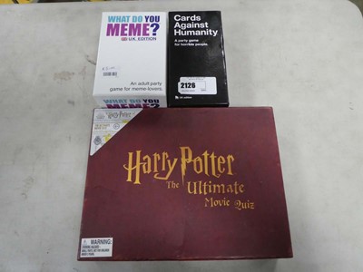 Lot 2126 - Boxed Cards Against Humanity game together...