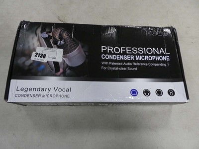 Lot 2138 - Legendary vocal professional condenser...