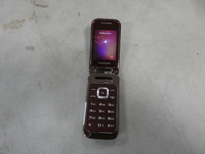 Lot 2155 - Unboxed Samsung flip mobile phone