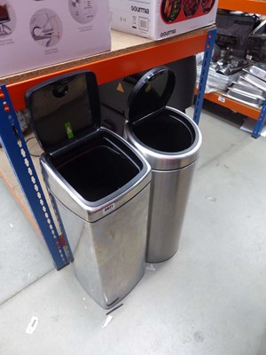 Lot 3021 - 2 Brabantia slimline bins