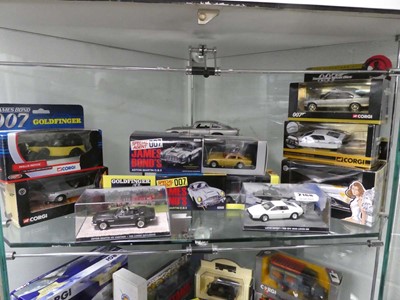 Lot 2168 - Selection of James Bond diecast vehicles...