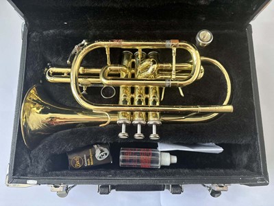 Lot 2179 - Cased Jupiter Cornet, serial number JCR-520M