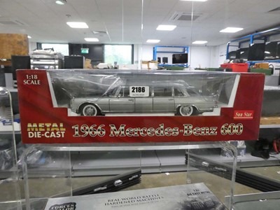 Lot 2186 - Sunstar 1:18 diecast model of 1966 Mercedes...