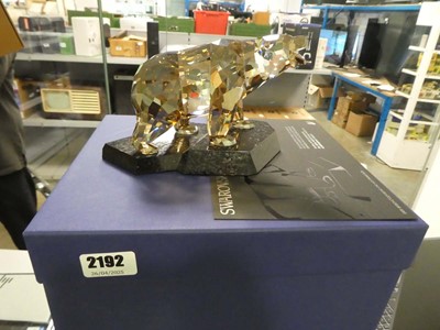 Lot 2192 - Swarovski bear in a box