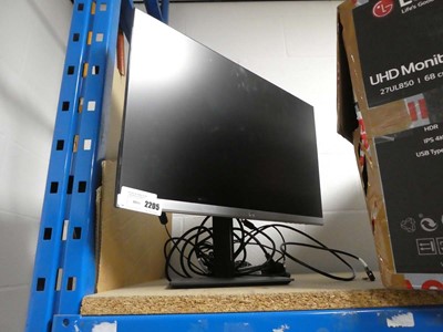 Lot 2205 - HP 27" HSTMD9951A monitor with stand and power...