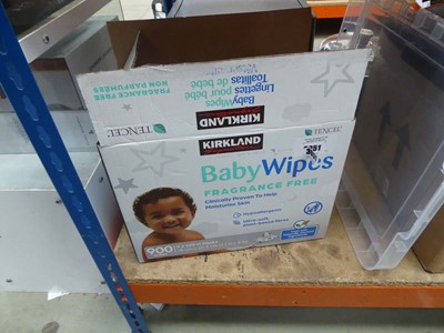 Lot 3051 - Box of Kirkland baby wipes