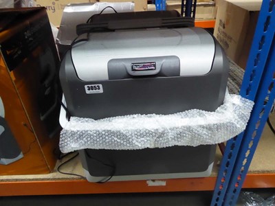 Lot 3053 - 2 unboxed Halfords 24l electric cool boxes