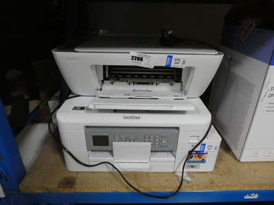 Lot 2206 - Unboxed HP Deskjet 2720e printer along with an...
