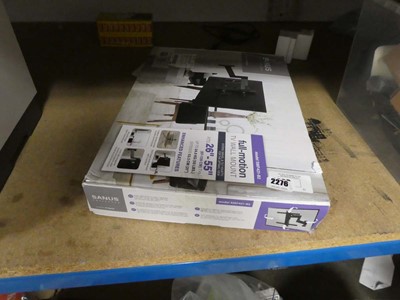 Lot 2208 - Boxed Sanos full motion TV wall mount for...