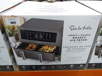 Lot 3057 - Sur La Table dual basket air fryer