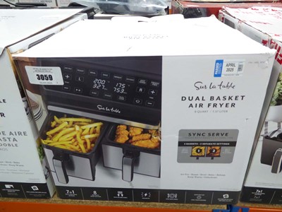 Lot 3059 - Sur La Table dual basket air fryer