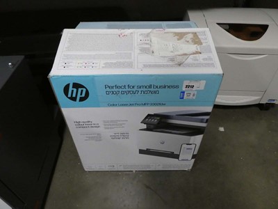 Lot 2212 - HP colour Laserjet Pro MFP3302FDW printer, boxed