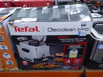 Lot 3062 - Boxed Tefal Oleoclean Pro fryer, plus 1 unboxed