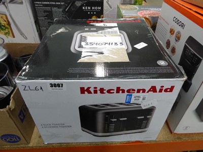 Lot 3067 - KitchenAid 4 slice toaster
