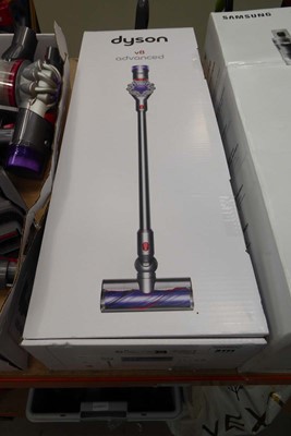 Lot 3111 - Handheld Dyson V8 Advanced with pole, head,...