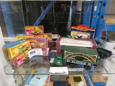 Lot 2217 - Selection of Matchbox diecast vehicles, boxed,...