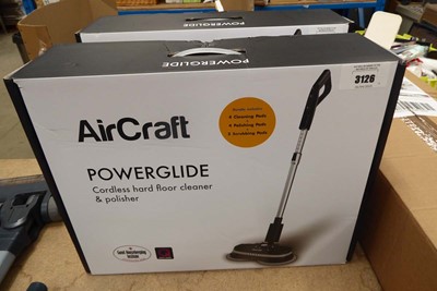 Lot 3126 - Aircraft Powerglide cordless hard floor cleaner