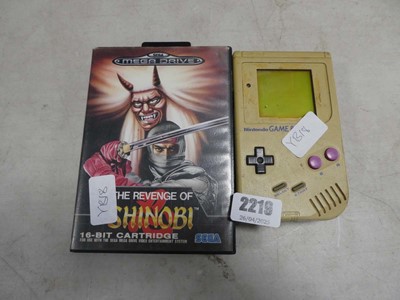 Lot 2219 - Nintendo Gameboy along with an unboxed copy of...
