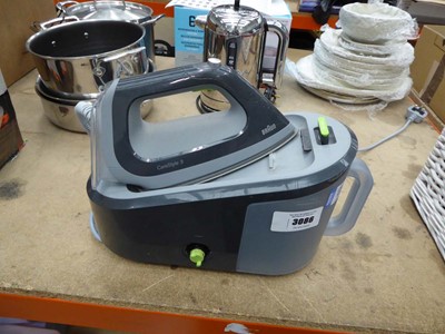 Lot 3086 - Unboxed Braun CareStyle 3 steamer iron