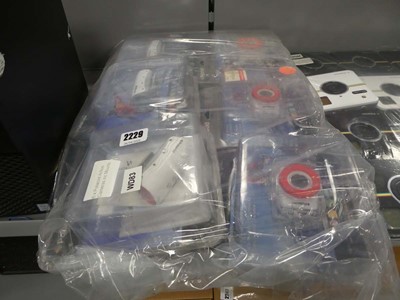 Lot 2229 - Six Polaroid Action cameras with mounts